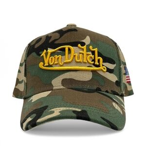 VON DUTCH AMERICANO 6 PANEL STRAPBACK TRUCKER HAT